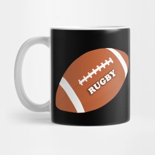 rugby ball Mug